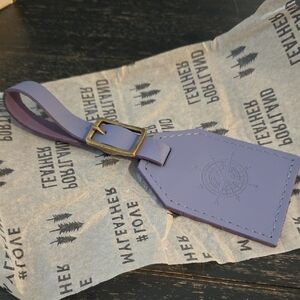 BNNU PLG Leather Compass Luggage Tag